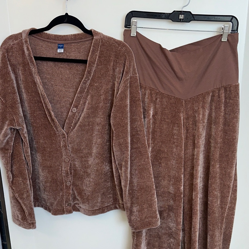 Old Navy Brown Women's Maternity Lounge Set